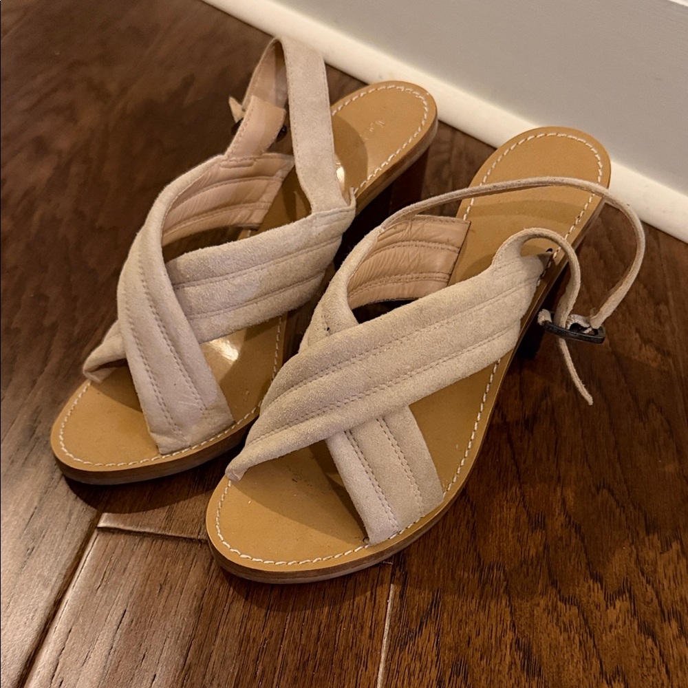 Elegant Beige Strappy Sandals